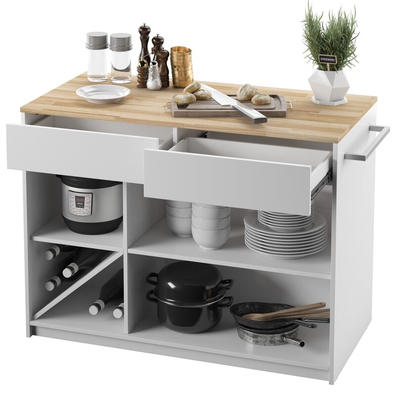 Oboyle 47.5'' Kitchen Island - Image 0