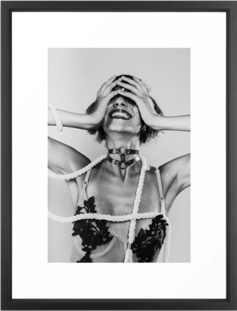 Behind the Madness Framed Art Print - Image 0