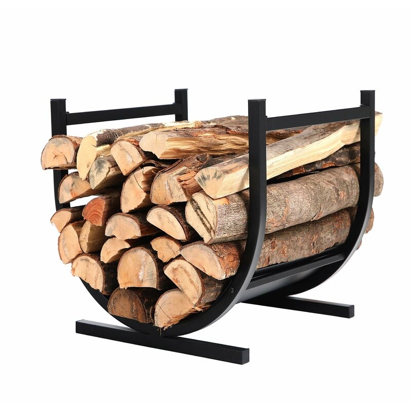 Decorative Indoor/Outdoor Firewood Log Rack - Image 0