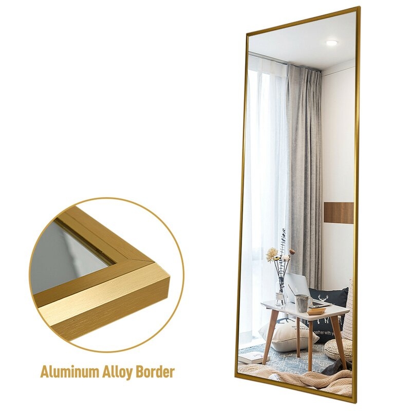 Modern & Contemporary Full Length Mirror- Gold - Image 2