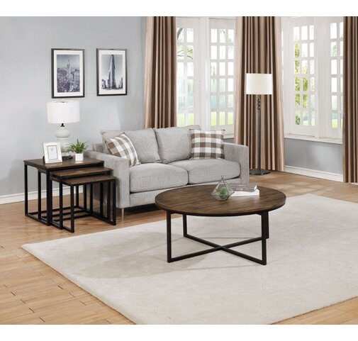 Gracie Oaks Hensley Round Coffee Table - Image 1