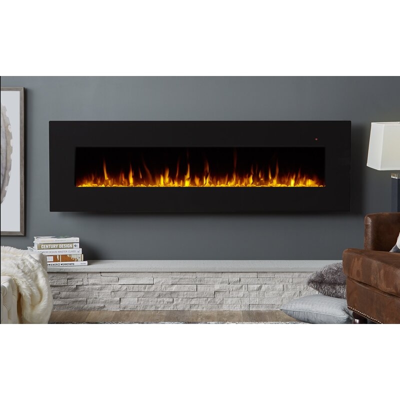Corretto Wall Mounted Fireplace - Image 0
