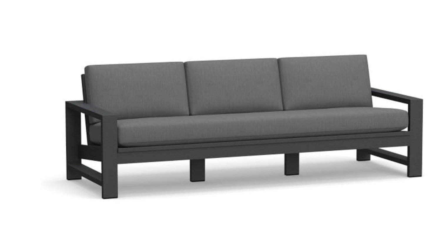 Indio Grand Sofa Cushion, Premium Sunbrella(R); Slate - Image 0