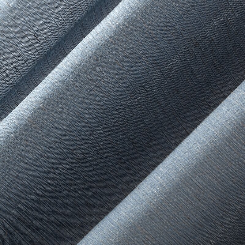 Berwick Linen Blend Solid Semi-Sheer Rod Pocket Single Curtain Panel - Image 3