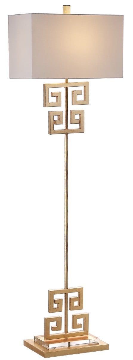 Sauna 62-Inch H Floor Lamp - Gold/Clear - Safavieh - Image 0