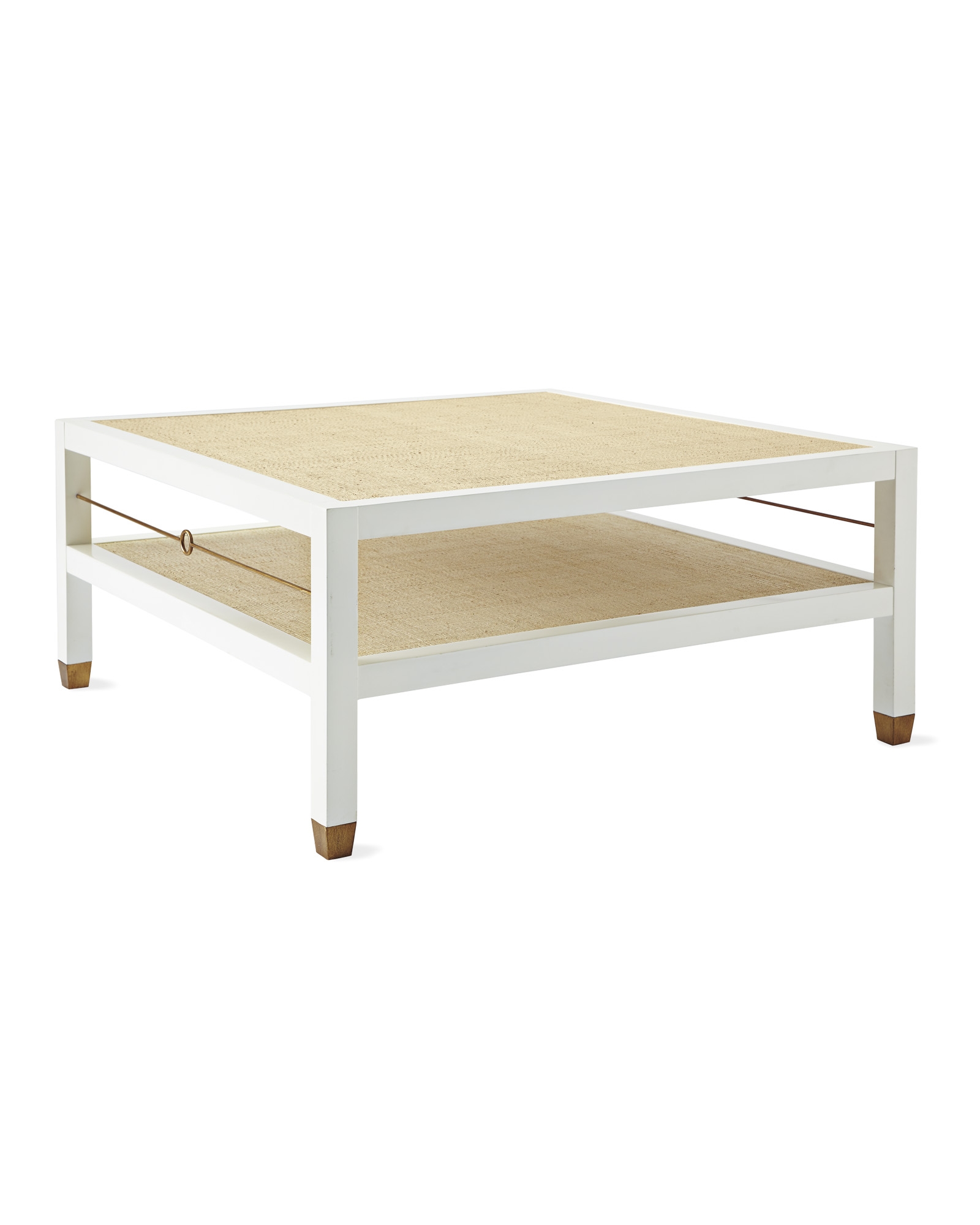Cabot Square Coffee Table - White - Image 0