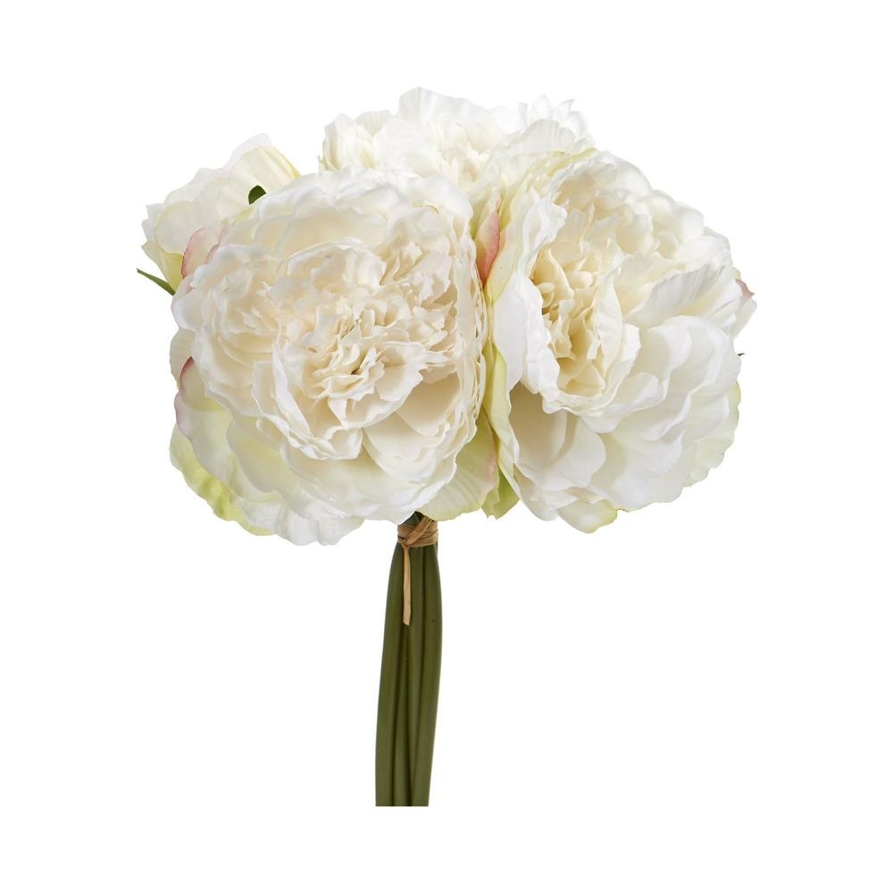 Peony Bouquet Artificial Flower, Set of 6 - Image 0