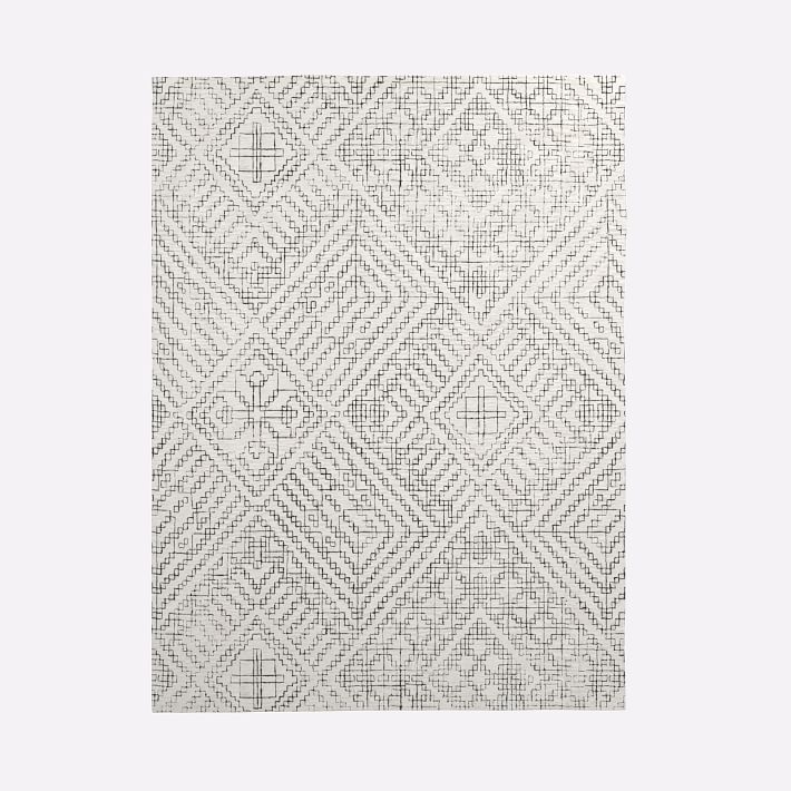 Stone Tile Rug, Slate, 9'x12' - Image 4
