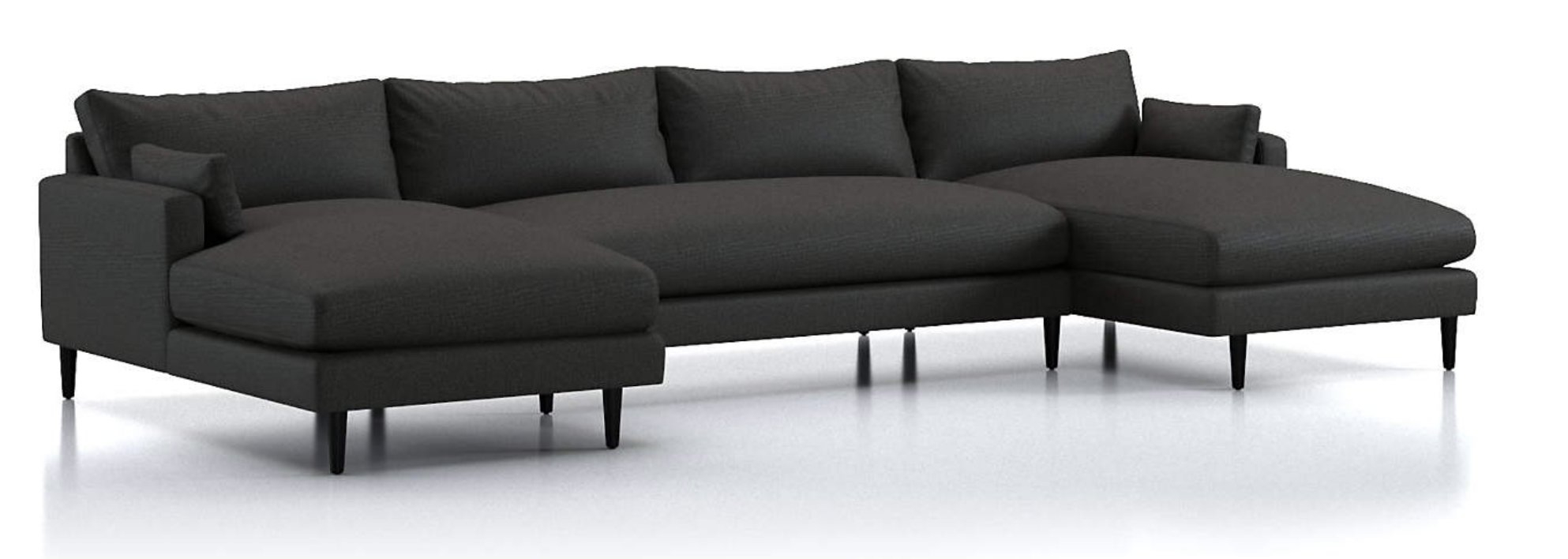 Monahan 3-Piece Double Chaise Sectional Sofa - Image 0