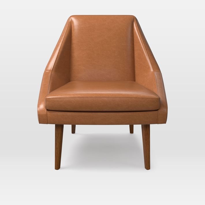Parker Chair, Leather, Saddle - Image 0