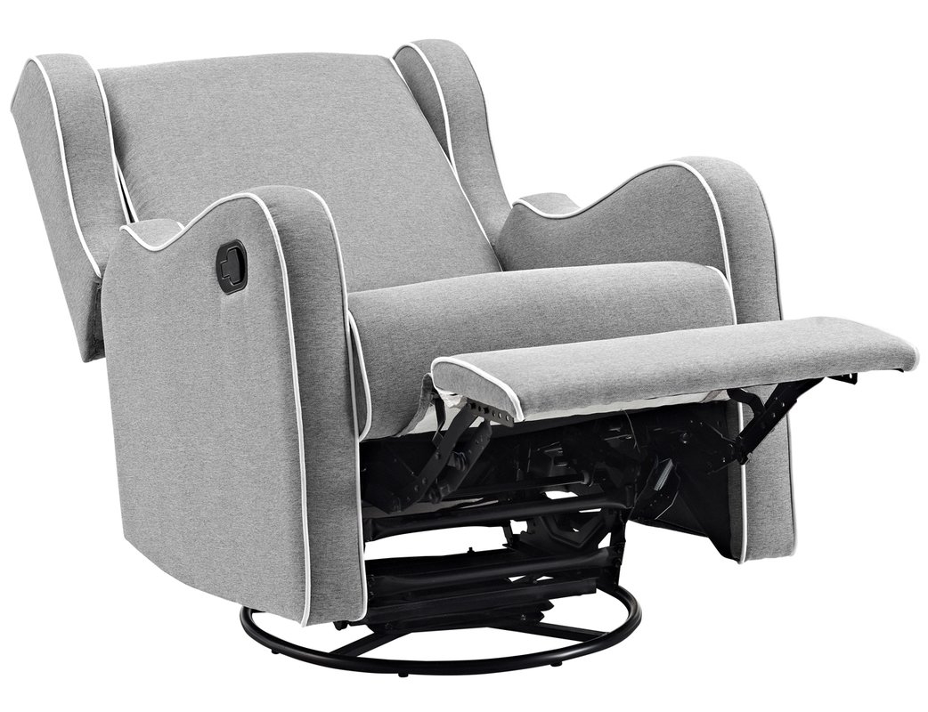 Rowe Upholstered Manual Reclining Glider Recliner - Image 1