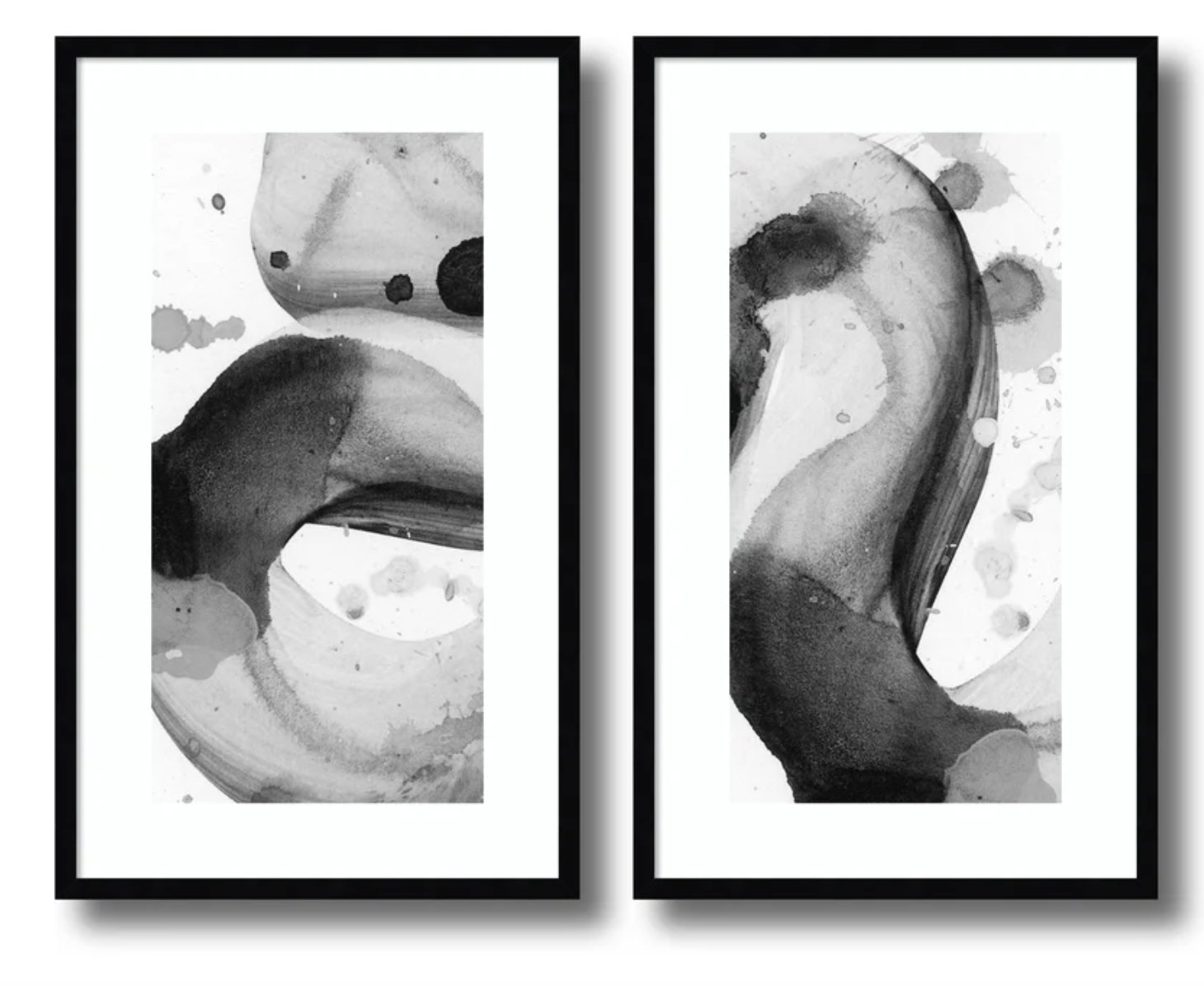 Framed Art Print 'Entranced I and II' By Sharon Chandler - Image 0