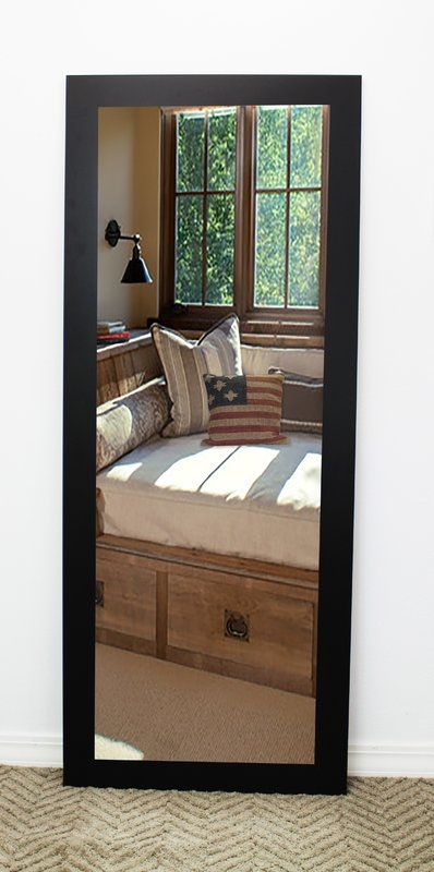 Garrison Modern Handcrafted Rectangle Wall Mirror - Image 1