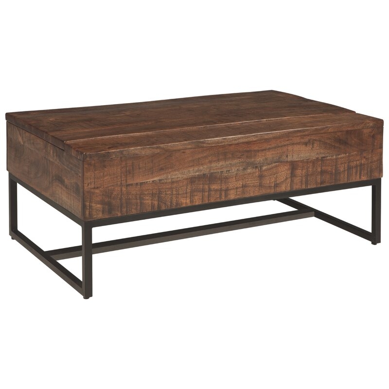 Itzel Lift Top Coffee Table with Storage - Image 3