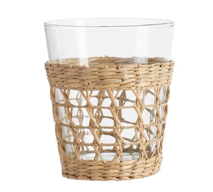 Cane Recycled Drinking Glasses - Set of 6, Short - Image 0