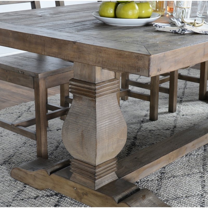 Gertrude Solid Wood Dining Table /  94.5'' L - Image 1