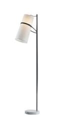 BANDED SHADE FLOOR LAMP - WITH PHILIPS HUE LED BULB / DIMMER - Image 0