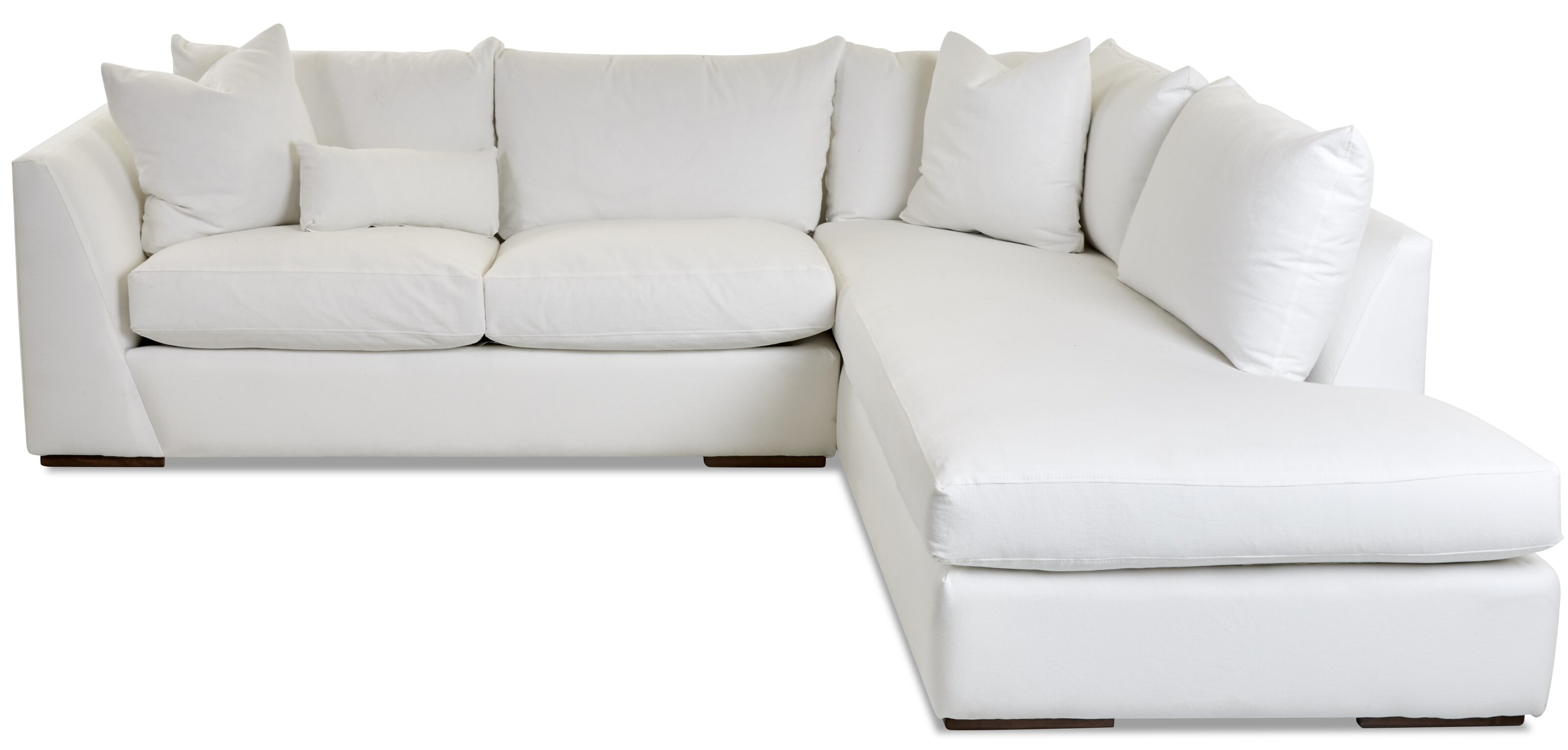 Alisa 115" Sectional Collection/Right Hand Facing (fabric color shown on swatch) - Image 0