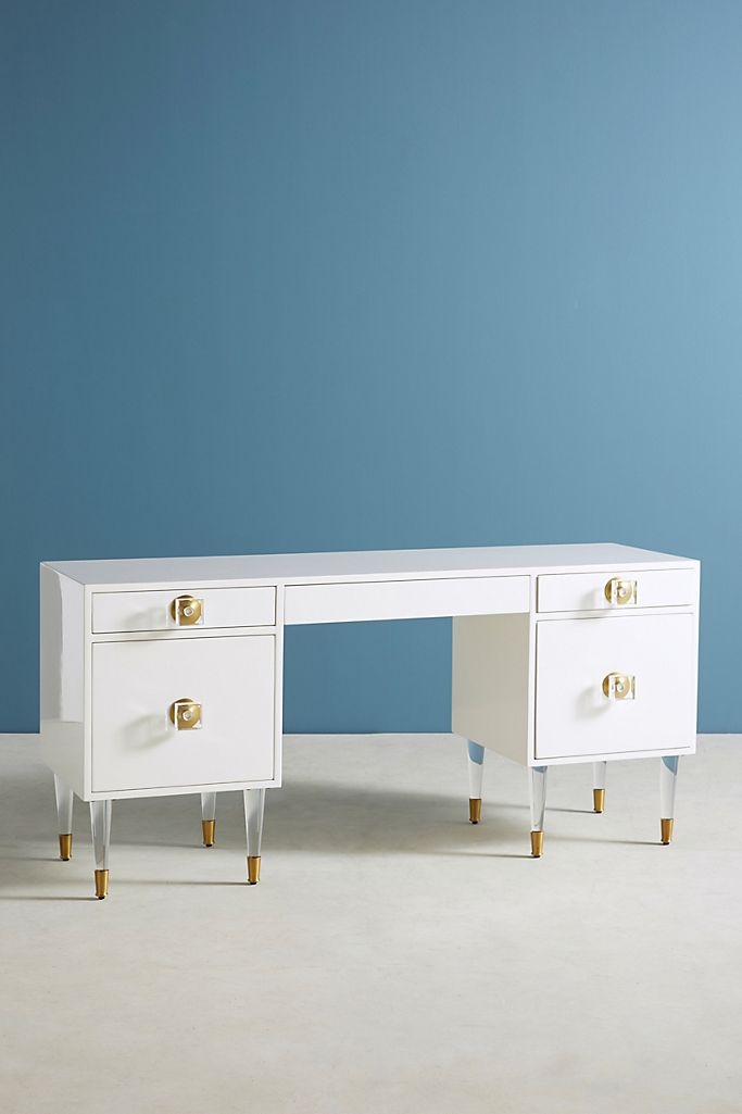 Lacquered Regency Desk - Image 0
