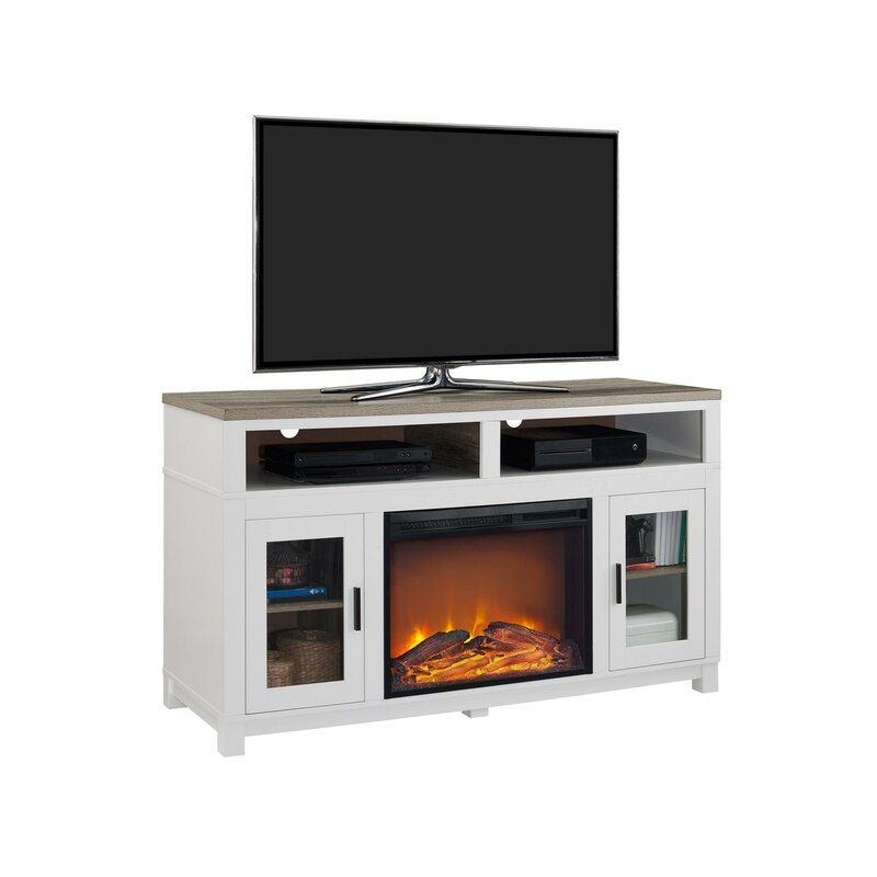 Zahara TV Stand for TVs up to 60" with Electric Fireplace Included - Image 2