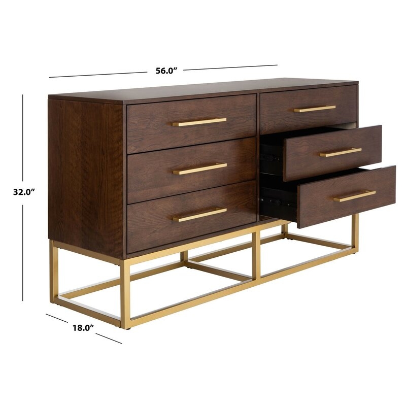 Estelle 6 Drawer Standard Dresser/Chest - Image 2