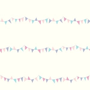 Spies Big Top Pennants Removable 33' L x 20.5" W Wallpaper Roll - Image 0