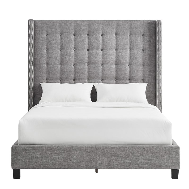 Luxullian Button Tufted Panel Bed - Image 0