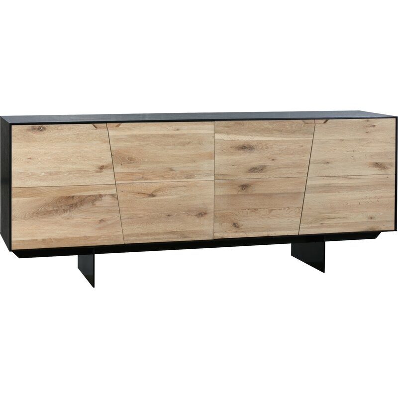 Koner 79'' Wide Oak Solid Wood Sideboard - Image 0