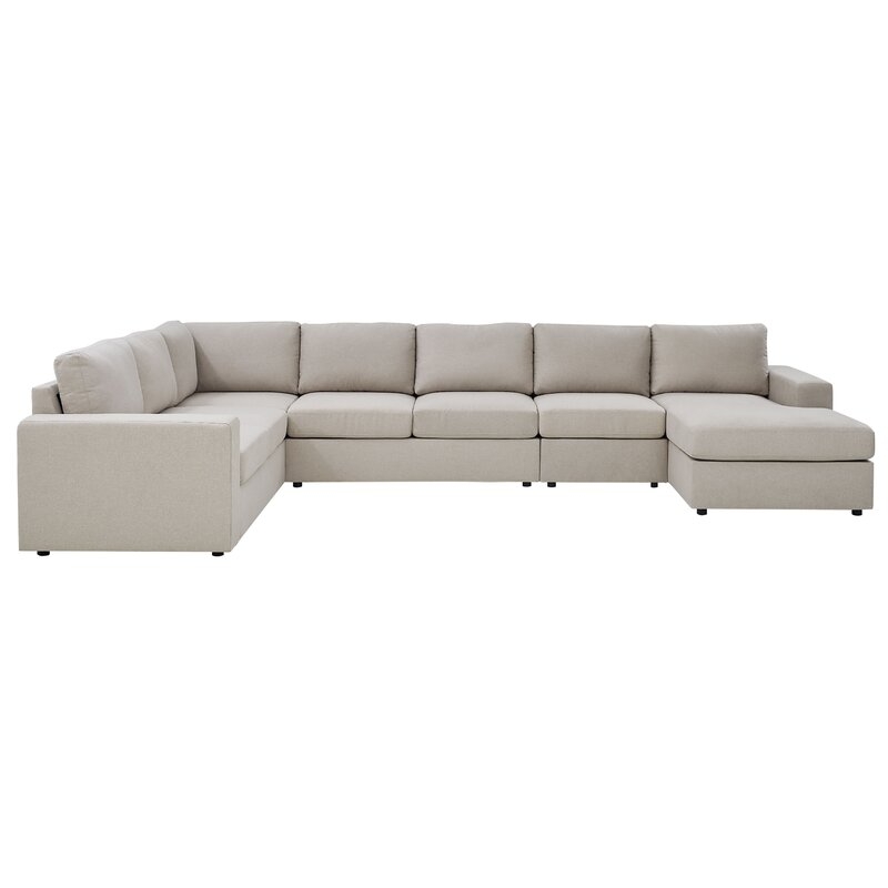Leanna 146.5" Wide Reversible Modular Sectional - Image 0