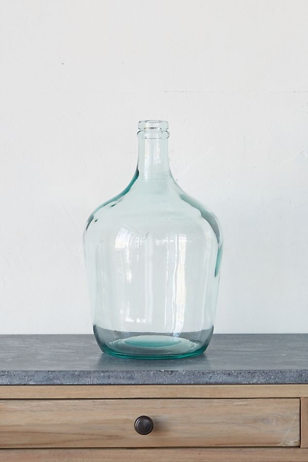 Glass Bottleneck Vase - Image 0