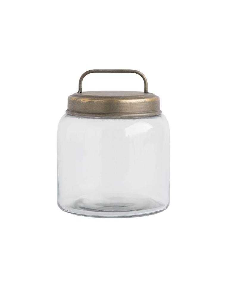 GALVANIZED LIDDED CANISTERS, SMALL - Image 0