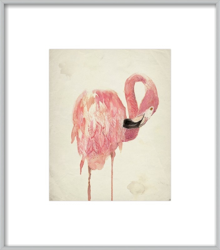 Watercolor Flamingo - Image 0
