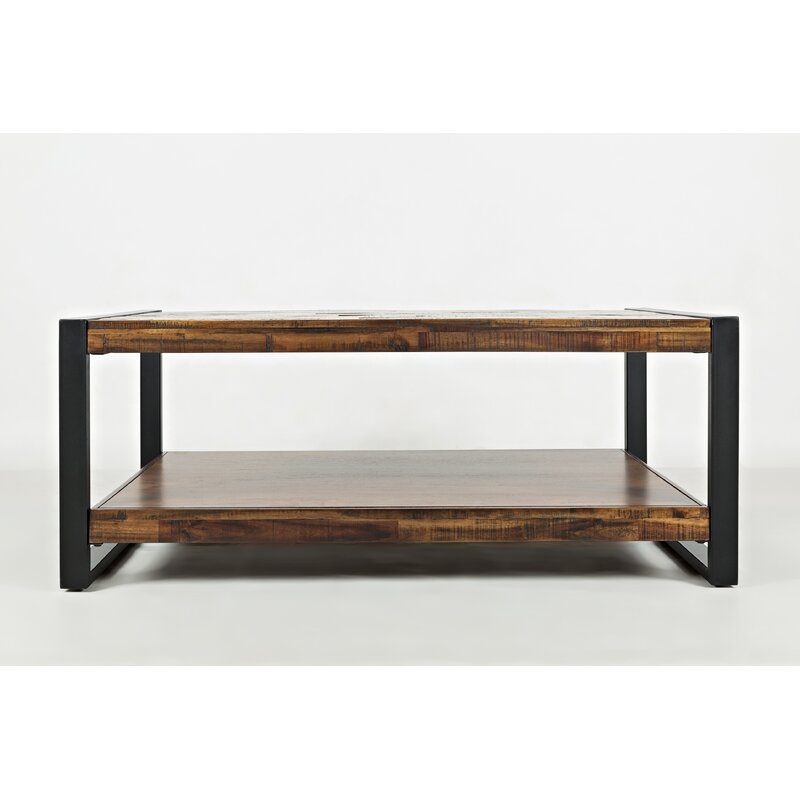 Telfair Sled Coffee Table with Storage - Image 0