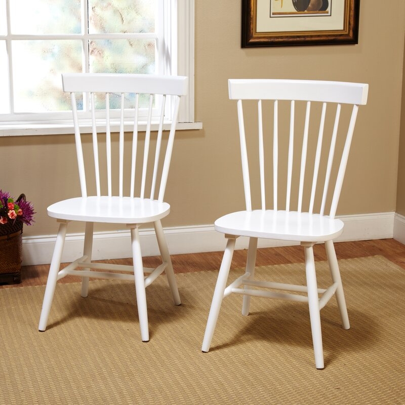 Roudebush Solid Wood Dining Chair, set of 2 - Image 1