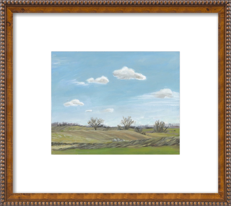 Spring Fields - Final Framed Size: 17.5"x15.5" - Image 0