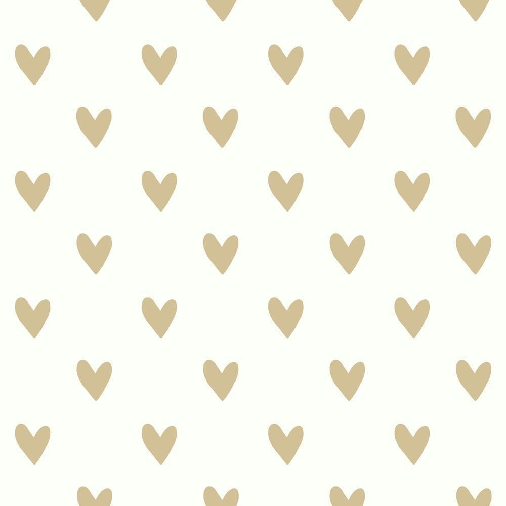 Heart Peel and Stick Wallpaper - Image 0