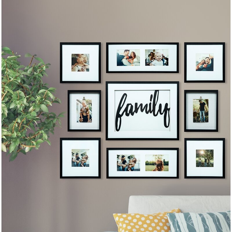 Broderick 8 Piece Family Decor Picture Frame Set - Image 0
