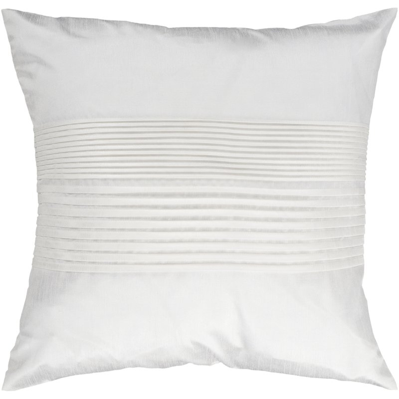 Kadyn Pleated Throw Pillow Cover 22x22 - Image 0