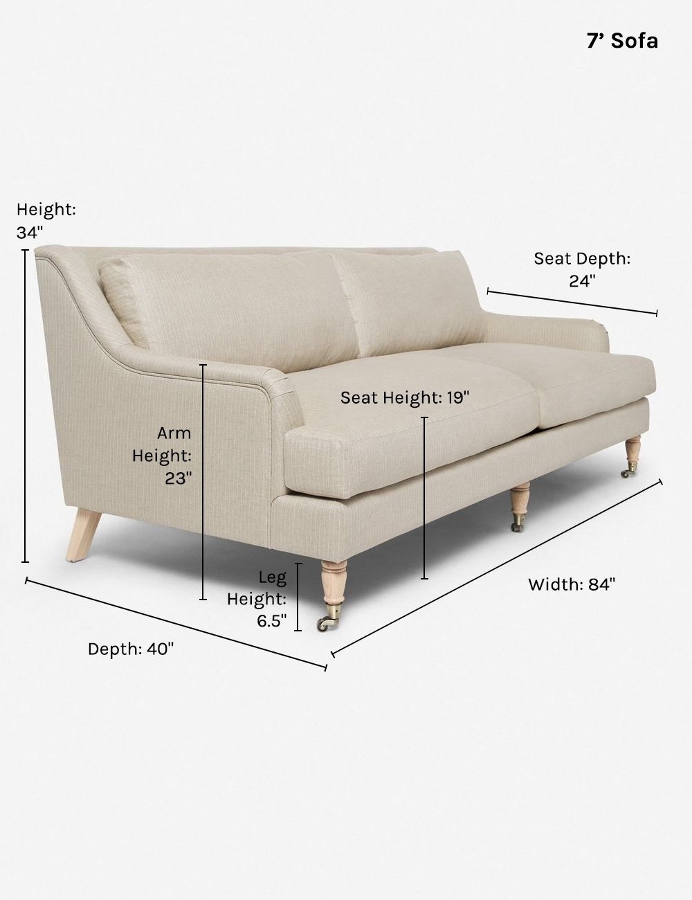 Rivington Sofa by Ginny Macdonald - Image 5