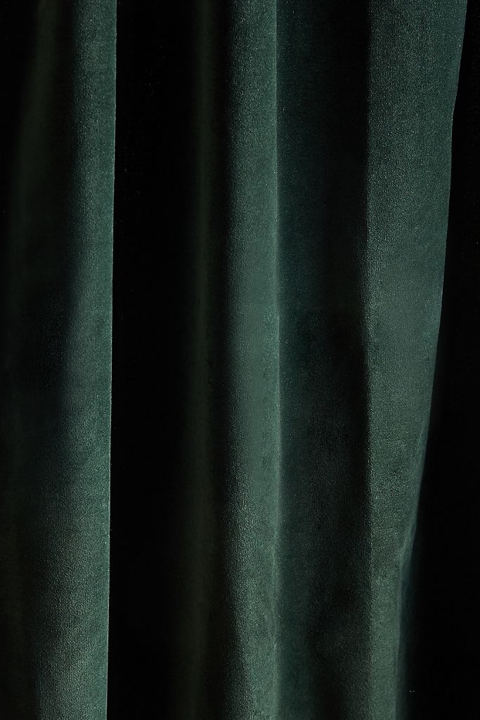 Matte Velvet Curtain-forest/ 84" X 50'' - Image 1