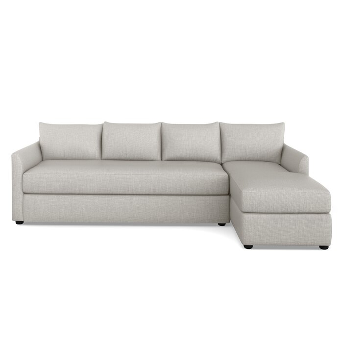 Ayanna 110" Reversible Sectional, RAF Conversation Ivory - Image 0