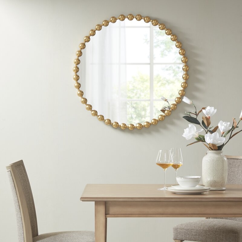 Marlowe Round Metal Wall Mirror - Image 0