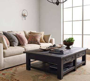 Benchwright Grand Coffee Table, Gray Wash - Image 4