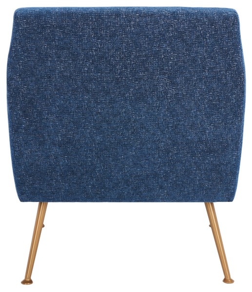 Tilbrook Arm Chair - Navy / Gold - Safavieh - Image 10