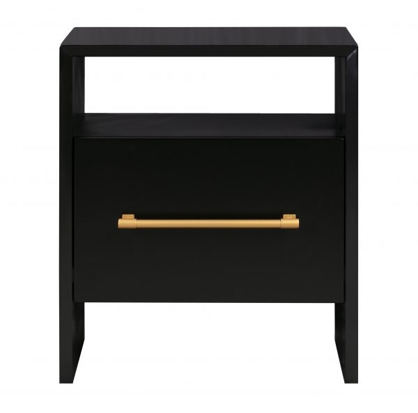 Libre Black Nightstand-Available 09/15 - Image 0