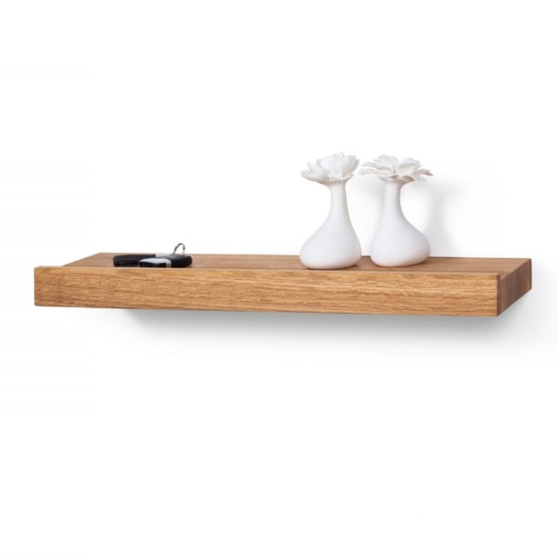 Stanstead Oak Solid Wood Floating Shelf - Image 0