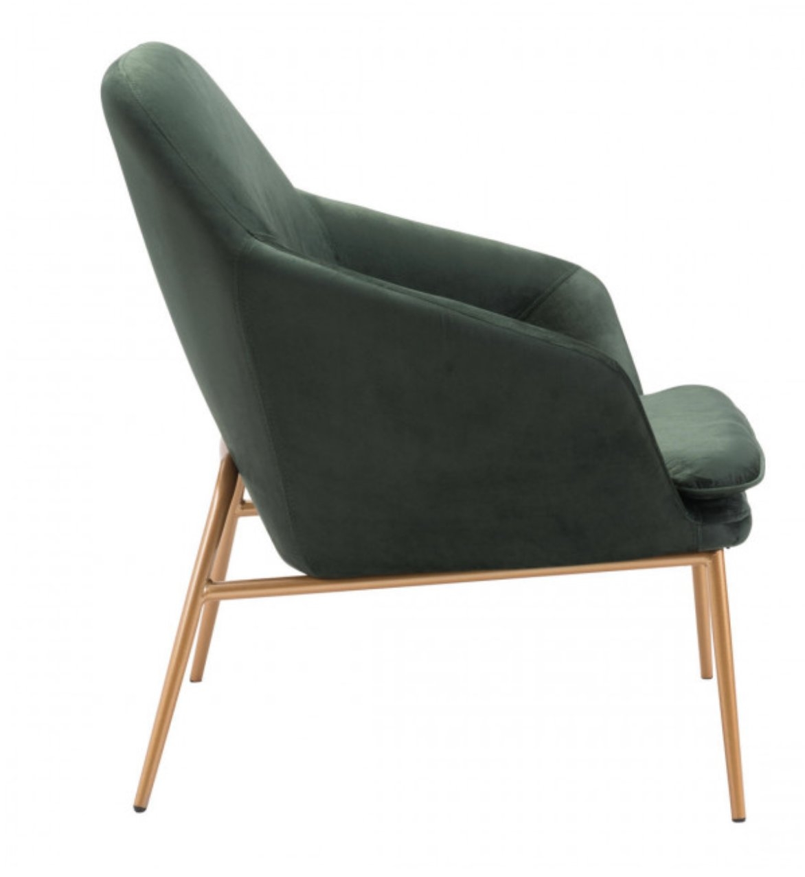 Debonair Arm Chair, Green Velvet - Image 2