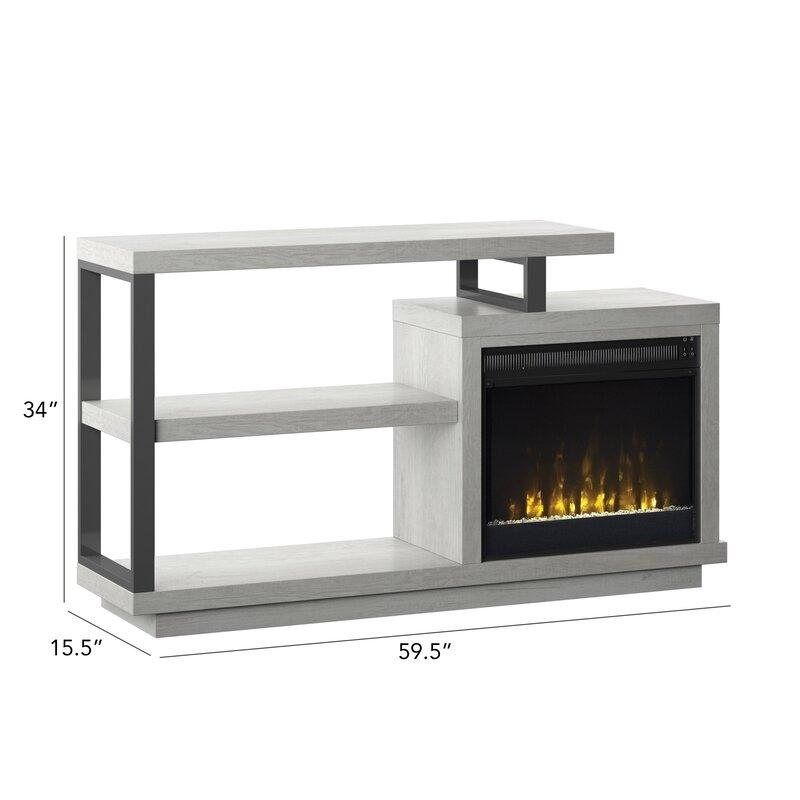 Garrow TV Stand for TVs up to 50" with Electric Fireplace - Image 2