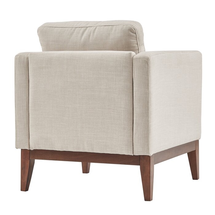 Rowland 29.5'' Wide Linen Armchair - Image 4
