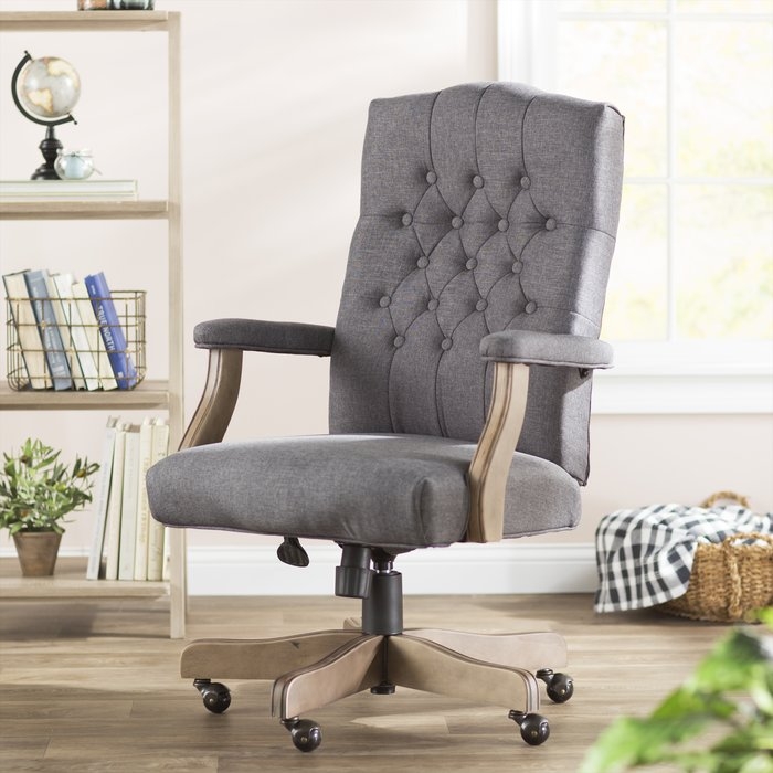 Three Posts Jorden Executive Chair in Slate Gray - Image 2